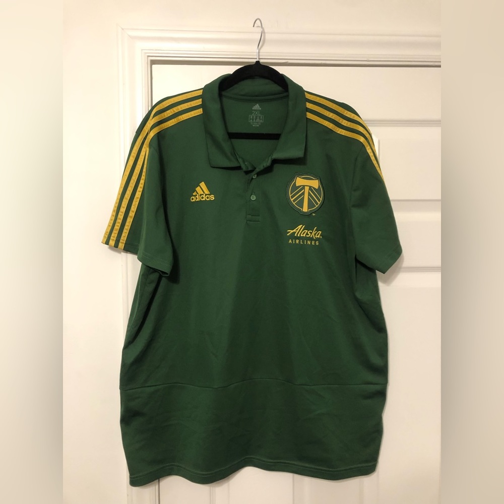 Adidas Portland Timbers polo. Size 2XL.